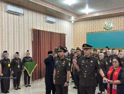 Rotasi Jabatan di Kejari Way Kanan, Mahmuddin Mahan Tekankan Profesionalitas