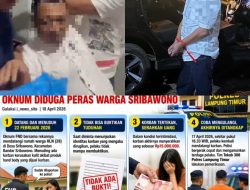 Dari Tuduhan ke Tekanan Uang: Oknum Diduga Peras Warga Sribawono”