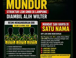 Tiga Ketua Distrik Mundur, Struktur LSM GMBI di Lampung Diambil Alih Wilter