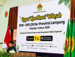 Rakorwil LDII Lampung Perkuat Soliditas dan Sinergi Organisasi*